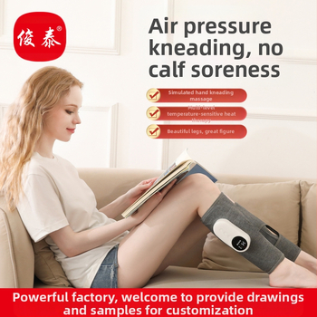 Pusiau prilipęs kojų masažuoklis su oro pagalvėmis ir karštoji kompresija, USB įkrovimas, laikmatis, mygtukų valdymas