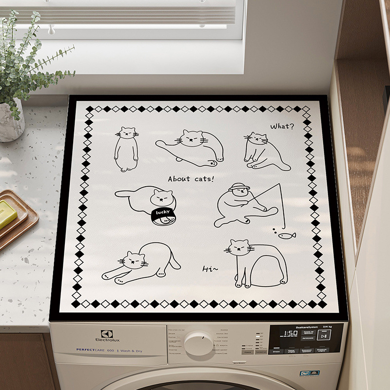 Калъф за барабан пералня — антиплъзгащ се, водопоглъщащ, защита от прах; материал: термоизолиращо алуминиево фолио; стил: прост и модерен; категория: покривка за прах/диван/климатик; без персонализация.