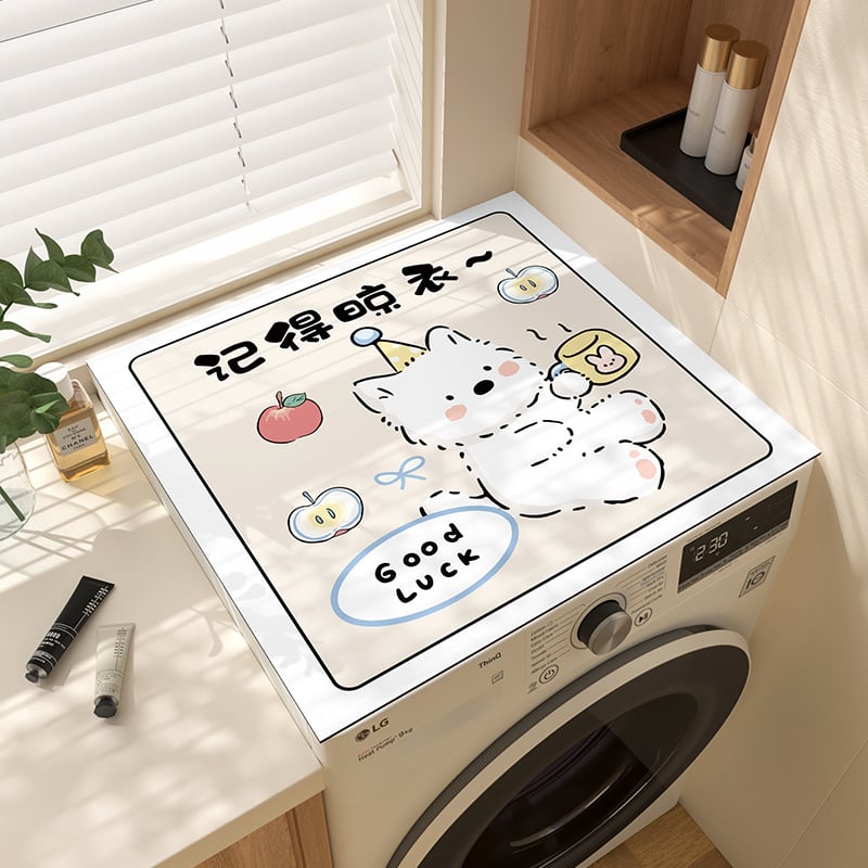 Калъф за барабан пералня — антиплъзгащ се, водопоглъщащ, защита от прах; материал: термоизолиращо алуминиево фолио; стил: прост и модерен; категория: покривка за прах/диван/климатик; без персонализация.