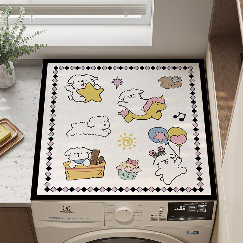 Калъф за барабан пералня — антиплъзгащ се, водопоглъщащ, защита от прах; материал: термоизолиращо алуминиево фолио; стил: прост и модерен; категория: покривка за прах/диван/климатик; без персонализация.