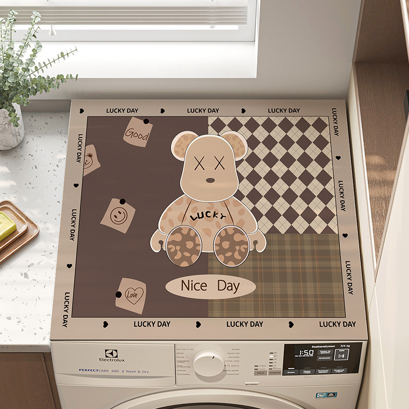 Калъф за барабан пералня — антиплъзгащ се, водопоглъщащ, защита от прах; материал: термоизолиращо алуминиево фолио; стил: прост и модерен; категория: покривка за прах/диван/климатик; без персонализация.