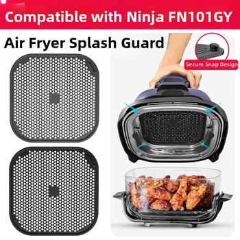 Levegős fritőz kiegészítő: szilikon olajvédő tábla kettős zónás fröccsenés elleni védele Ninja FN101 – anyag: szilikon, modern egyszerű stílus, bevezetés: 2025.3