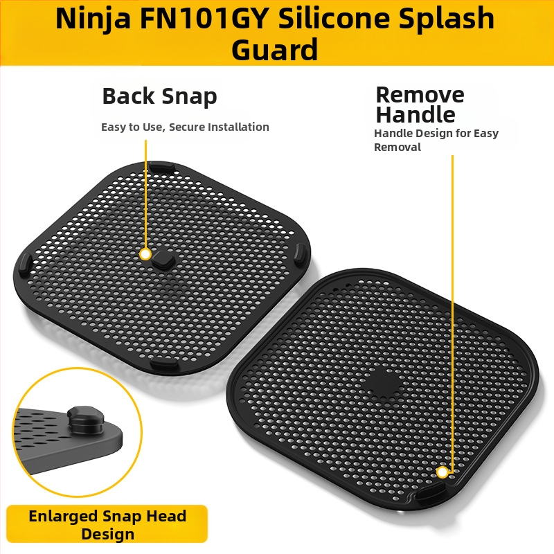Аксесоар за фритюрник с въздушно пържене: силиконова антимазнинна платформа с двойна зона за Ninja FN101, стил модерна простота, лансиран през март 2025 г.