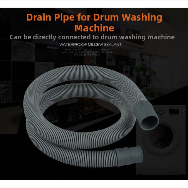 Huxin LMJD двойно прав дренажен тръбопровод за пералня – PVC, номинално налягане 2, работна температура 20–40°C, вградена инсталация