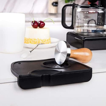 Kavos tampas su medine rankena, modernus minimalistinio stiliaus, svoris 100 g, tinkamas biurui, namams, barui ir kavinėi