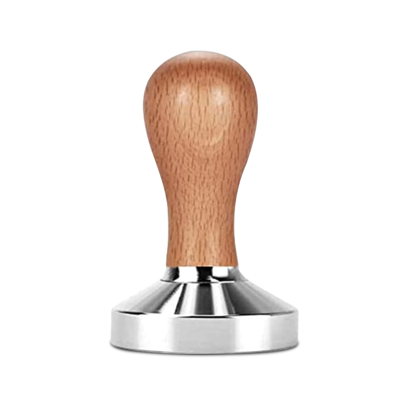 Kavos tampas su medine rankena, modernus minimalistinio stiliaus, svoris 100 g, tinkamas biurui, namams, barui ir kavinėi