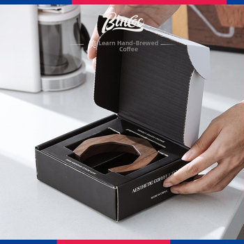 Bincoo e61 σειρά κεφαλής παρασκευής καφέ για μηχανές — ξύλο καρυδιάς, δαχτυλίδι κατά των εγκαυμάτων, κάλυμμα θερμομόνωσης