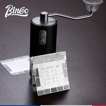 Bincoo Κλίμακα Μύλου Καφέ – 304 Ανοξείδωτο Ατσάλι, Στυλ Light Luxury, Κάρτα Μέτρησης Καφέ για Οικιακή και Επαγγελματική Χρήση