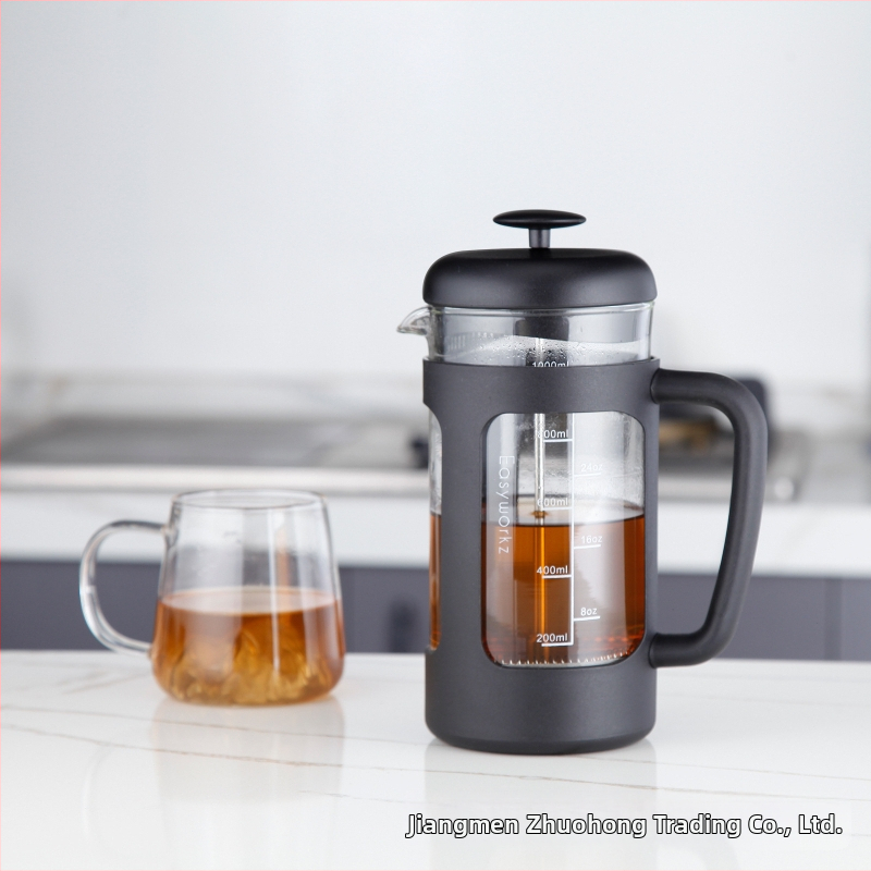 Стъклен комплект за кафе с филтър за ръчно наливане и инфузер за чай (Nordic стил, първокласно качество)