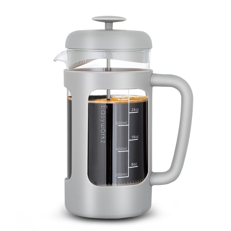 Σετ γυάλινης καφετιέρας με φίλτρο ροής και infuser για τσάι (Nordic στυλ, Πρώτης Τάξης Ποιότητα)