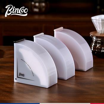 Bincoo ABS θήκη χαρτιού φίλτρου καφέ V60 – θήκη χαρτιού φίλτρου, προστασία από σκόνη, κατάλληλη για οικία και καφέ