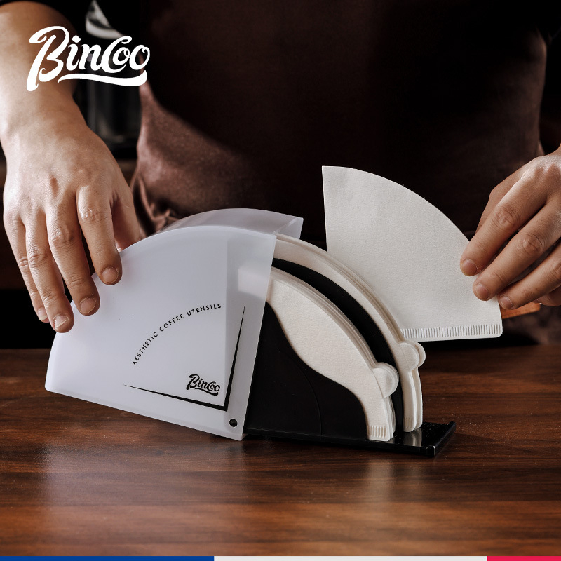 Bincoo ABS kutija za papirnate filtre za kavu V60 – držač papirnih filtera, zaštita od prašine, za kućnu ili kafić upotrebu
