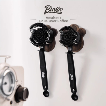 Bincoo Βούρτσα Καθαρισμού Κεφαλής Ομάδας για Μηχανή Καφέ – Νάιλον, Μοντέρνο Απλό Στυλ, Αποσπώμενη Κυκλική Κεφαλή