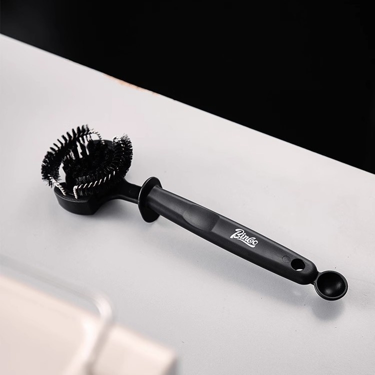 Bincoo Csoportfej tisztító ecset kávéfőzőhöz – Nylon, Modern egyszerű stílus, Lefelhető körkörös fej