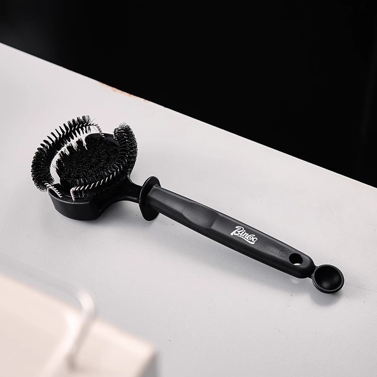 Bincoo Csoportfej tisztító ecset kávéfőzőhöz – Nylon, Modern egyszerű stílus, Lefelhető körkörös fej