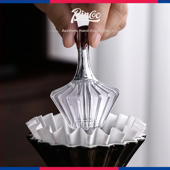 Bincoo V60 Origami Κύπελλο Φίλτρου Καφέ — Ατόφιο Ξύλο, Μηχανικά Κατασκευασμένο