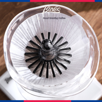 Bincoo V60 Origami Κύπελλο Φίλτρου Καφέ — Ατόφιο Ξύλο, Μηχανικά Κατασκευασμένο