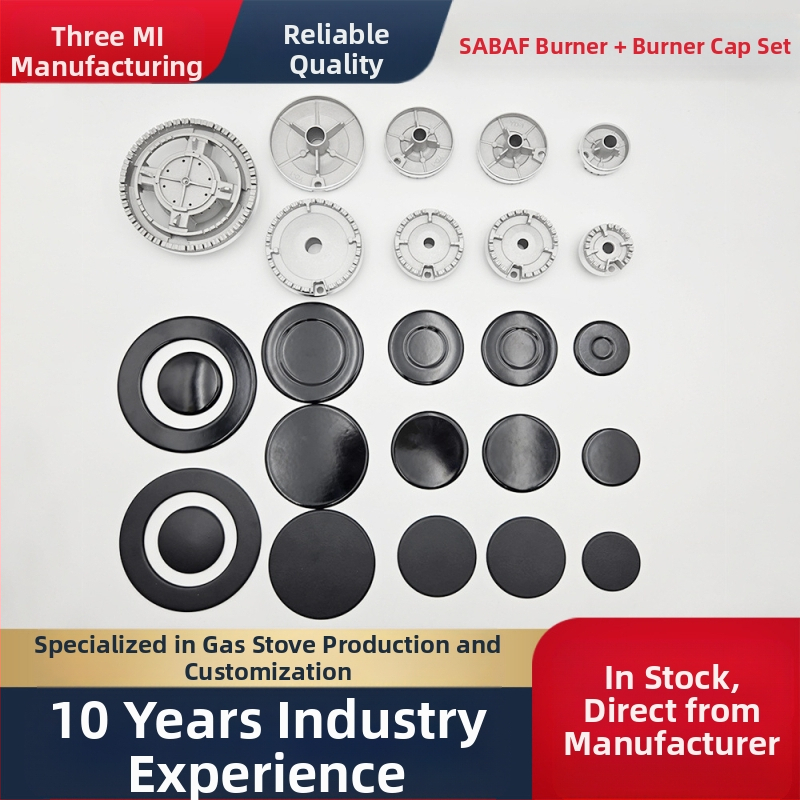 Dzelzs vāciņš gāzes plītijai + liesmas sadales komplekts — roku uzstādīšana • Zīmols: threemi • Modelis: Flat fire cover + flame distributor set • Neto svars: 500 g