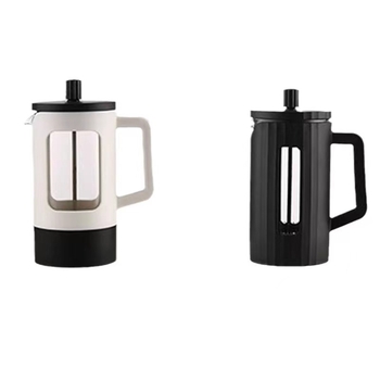 Dexin Френч-прес кафе пот, компактно домашно устройство с филтър, PP материал, персонализация, печат на логото, пускано през 2024 г.