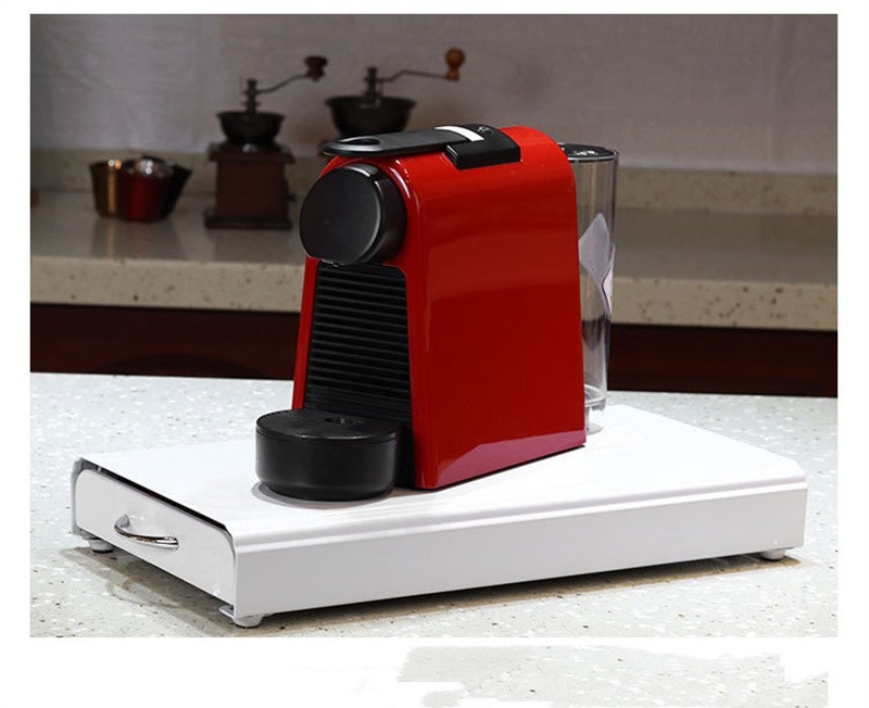 Nespresso kapszulatartó, 40 kapszula kapacitás, 360° forgó kijelző, bár/kávézó számára