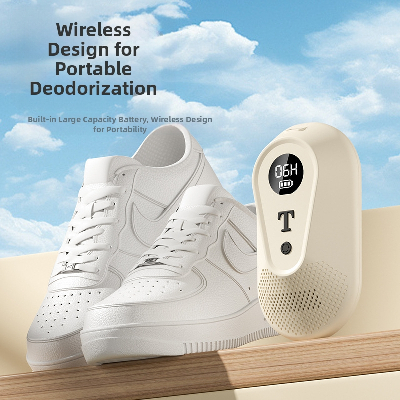 FLYHSO T5 USB ozono dezodorantas namų naudojimui, aprėptis iki 10 m², kompozicinis filtras, CE sertifikatas