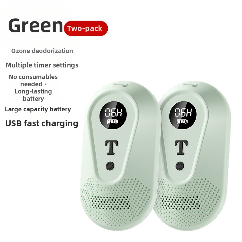 FLYHSO T5 USB οζονιστικός αποσμητήρας για οικιακή χρήση, κάλυψη έως 10 τ.μ., σύνθετο φίλτρο, CE πιστοποιημένο