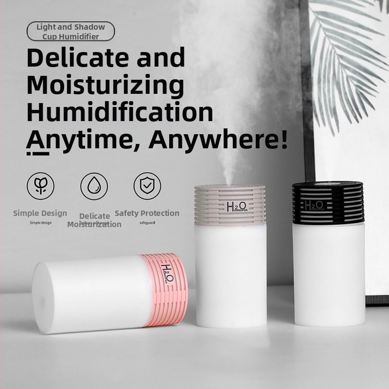 Автомобилен овлажнител с ароматизатор и пречиствател на въздуха, пластмасов корпус, USB 5V, 2–5W