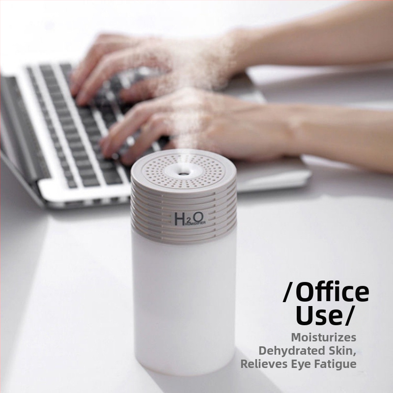 Автомобилен овлажнител с ароматизатор и пречиствател на въздуха, пластмасов корпус, USB 5V, 2–5W