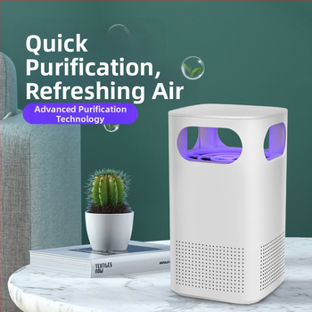 Yarun настолен мини пречиствач на въздуха — 50 м³/ч, шум под 36 дБ, подходящ за помещения до 10 м², премахване на прах и миризми