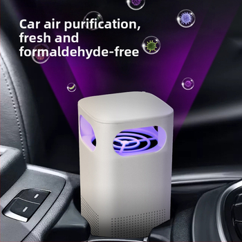 Yarun настолен мини пречиствач на въздуха — 50 м³/ч, шум под 36 дБ, подходящ за помещения до 10 м², премахване на прах и миризми