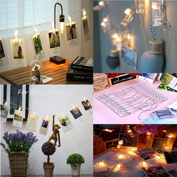 Αλυσίδα LED με κλιπ IP65, 5000 lm, 3000 K, ρυθμιζόμενη φωτεινότητα (LM0015)