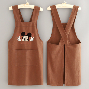 Ποδιά με μανίκια σε κορεατικό στυλ, Hao Jin, ύφασμα πολυεστερικό-βαμβακό, αντιβρωμική προστασία