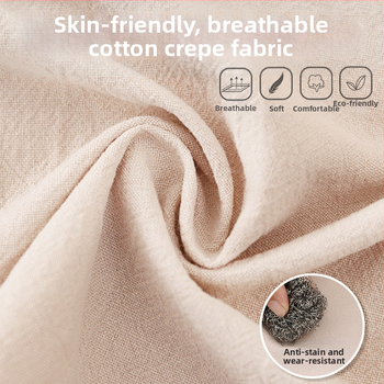 Ποδιά με μανίκια σε κορεατικό στυλ, Hao Jin, ύφασμα πολυεστερικό-βαμβακό, αντιβρωμική προστασία