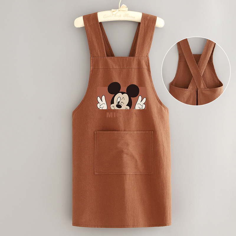 Ποδιά με μανίκια σε κορεατικό στυλ, Hao Jin, ύφασμα πολυεστερικό-βαμβακό, αντιβρωμική προστασία