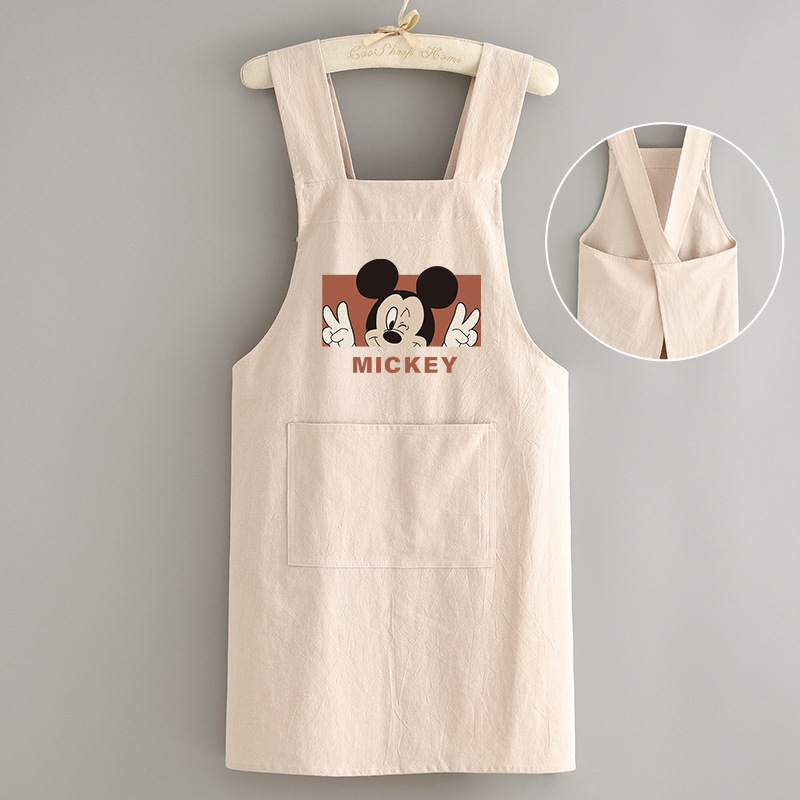 Ποδιά με μανίκια σε κορεατικό στυλ, Hao Jin, ύφασμα πολυεστερικό-βαμβακό, αντιβρωμική προστασία