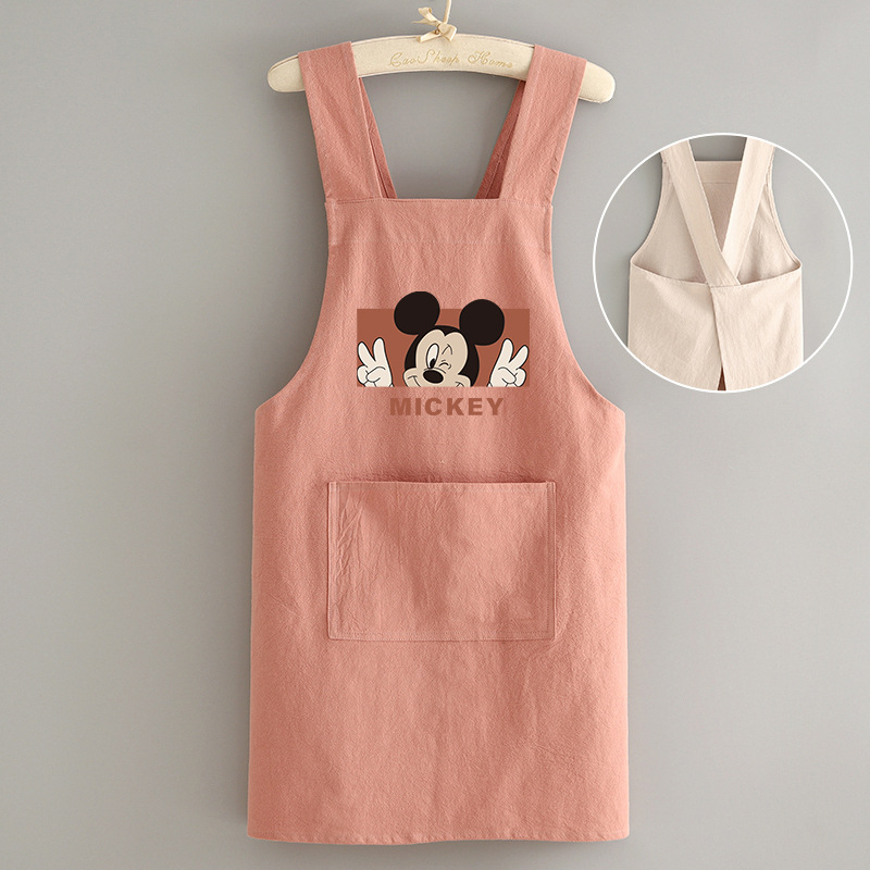 Ποδιά με μανίκια σε κορεατικό στυλ, Hao Jin, ύφασμα πολυεστερικό-βαμβακό, αντιβρωμική προστασία