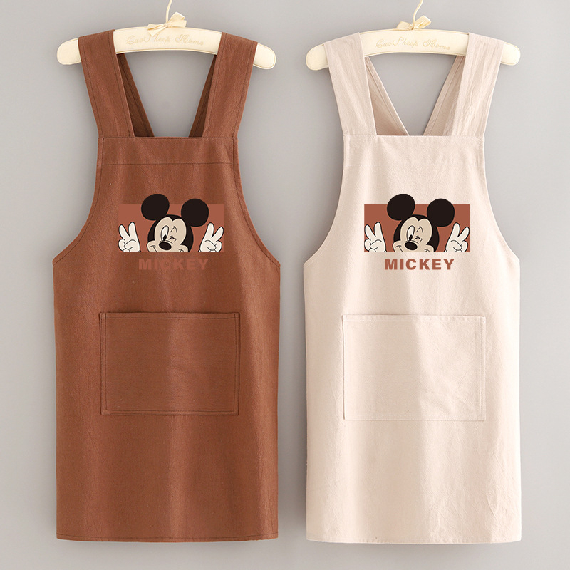 Ποδιά με μανίκια σε κορεατικό στυλ, Hao Jin, ύφασμα πολυεστερικό-βαμβακό, αντιβρωμική προστασία