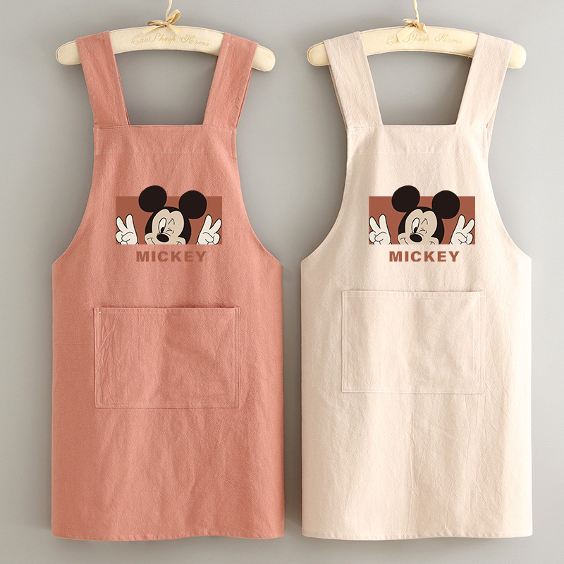 Ποδιά με μανίκια σε κορεατικό στυλ, Hao Jin, ύφασμα πολυεστερικό-βαμβακό, αντιβρωμική προστασία