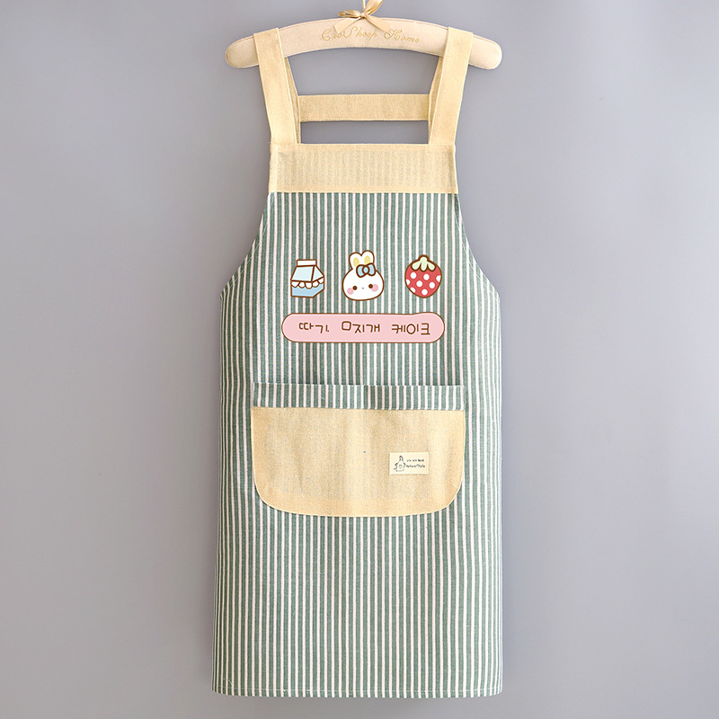 Ποδιά με μανίκια σε κορεατικό στυλ, Hao Jin, ύφασμα πολυεστερικό-βαμβακό, αντιβρωμική προστασία