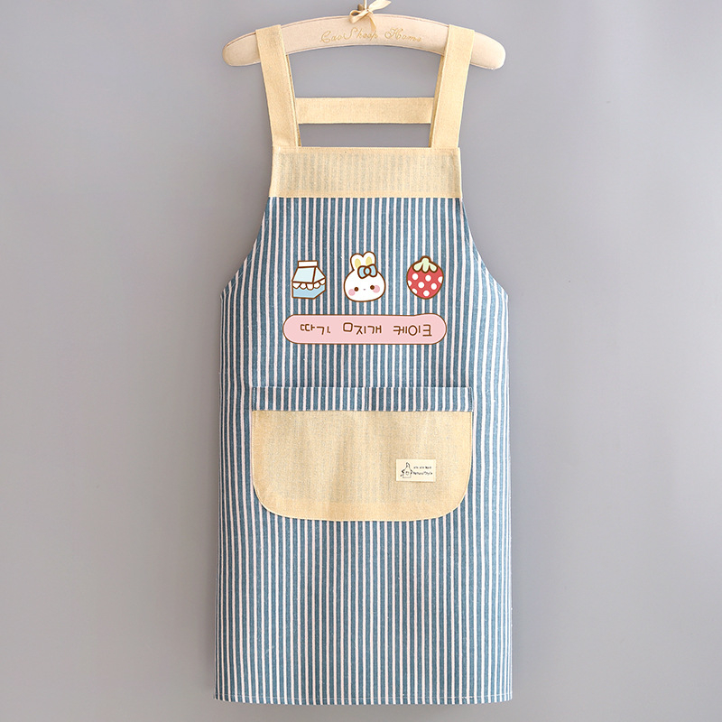 Ποδιά με μανίκια σε κορεατικό στυλ, Hao Jin, ύφασμα πολυεστερικό-βαμβακό, αντιβρωμική προστασία