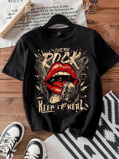 Hook On You pamut póló angol kifejezés grafika, kerek nyakú, rövid ujjú, hőtranszfer nyomtatás