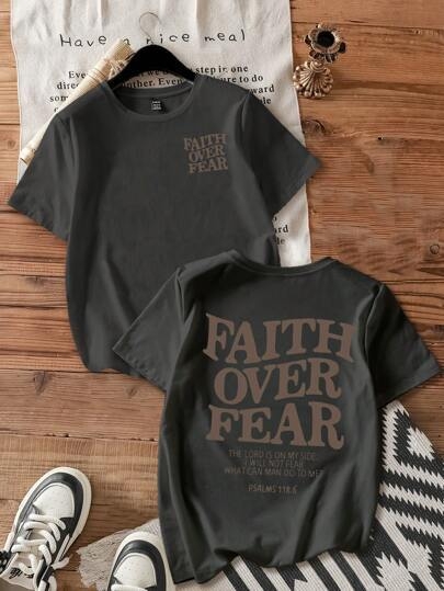 Hook On You pamut póló angol kifejezés grafika, kerek nyakú, rövid ujjú, hőtranszfer nyomtatás