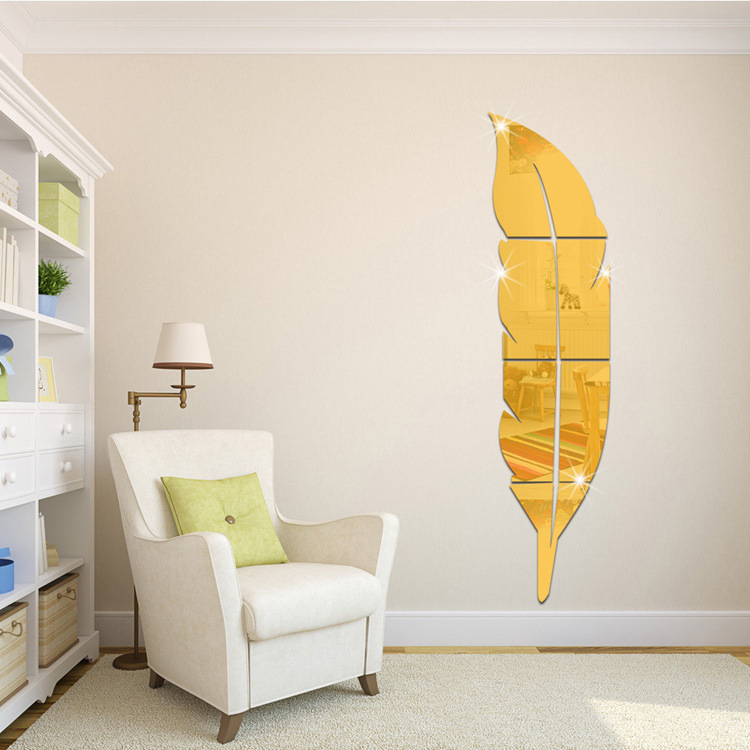 Akril tükrös falikép geometriás mintával – vízálló 3D dekor bejárathoz és nappaliba