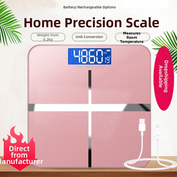 SUZI Svorio matuoklis namų naudojimui, maksimali apkrova 180 kg, maitinamas USB įkrovimu arba AA baterijomis