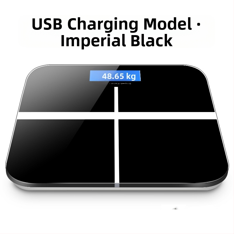 SUZI Svorio matuoklis namų naudojimui, maksimali apkrova 180 kg, maitinamas USB įkrovimu arba AA baterijomis