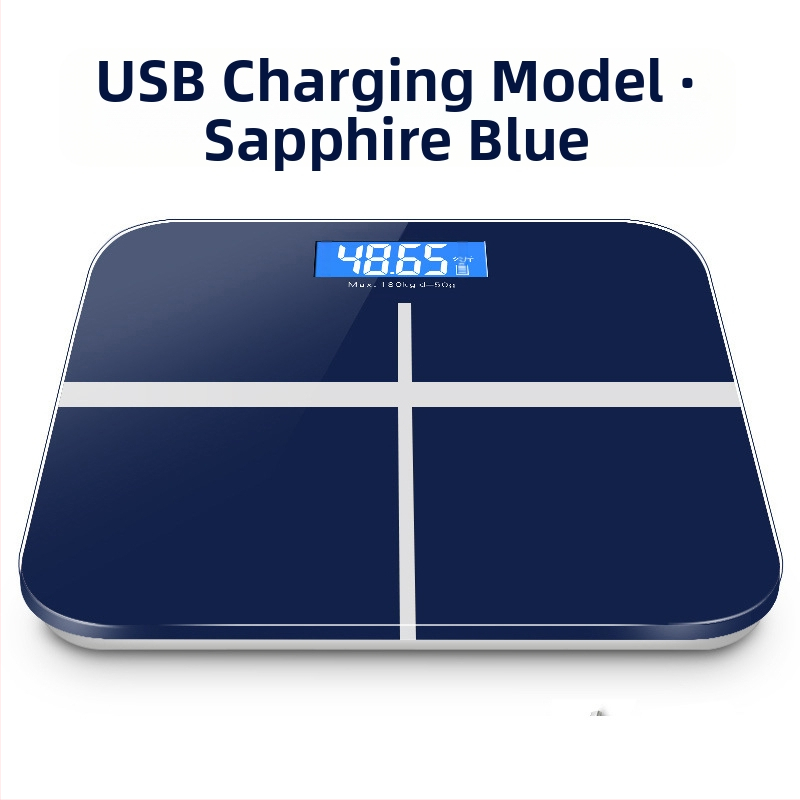 SUZI Svorio matuoklis namų naudojimui, maksimali apkrova 180 kg, maitinamas USB įkrovimu arba AA baterijomis