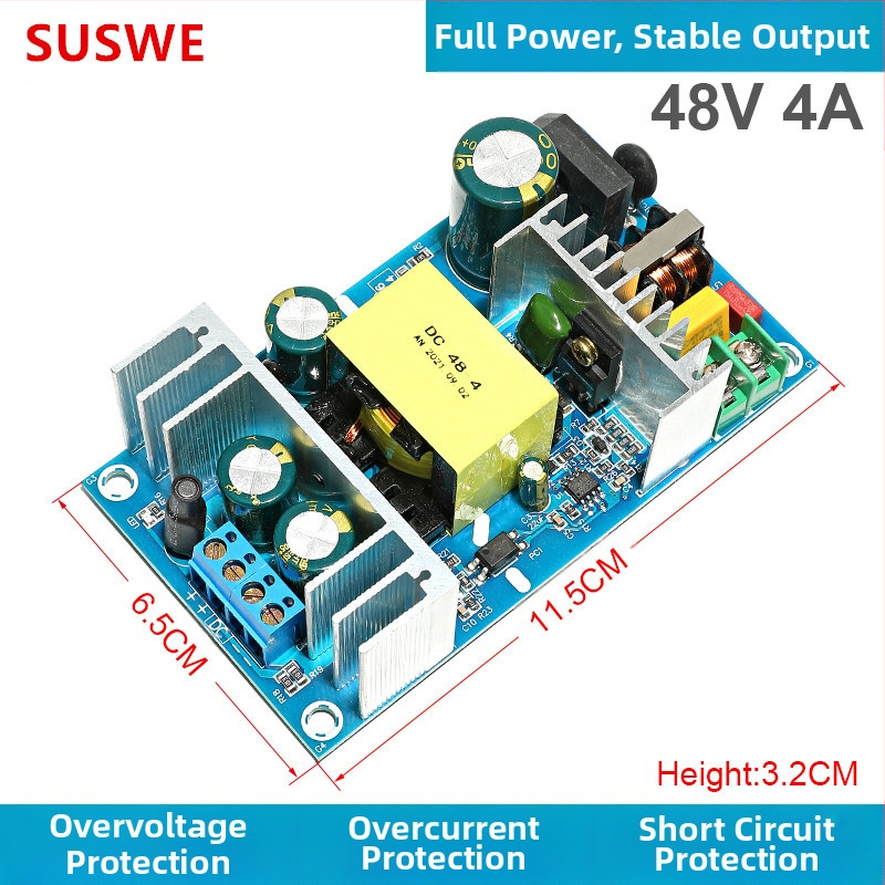 SUSWE Kapcsolt tápellátás panel ülés alátét fűtéséhez, beépített modul, kimenet 24V/12V, 88% hatékonyság, tömeg 202 g, védelmi szint II