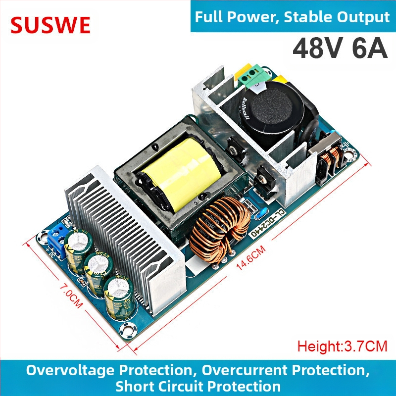 SUSWE Kapcsolt tápellátás panel ülés alátét fűtéséhez, beépített modul, kimenet 24V/12V, 88% hatékonyság, tömeg 202 g, védelmi szint II