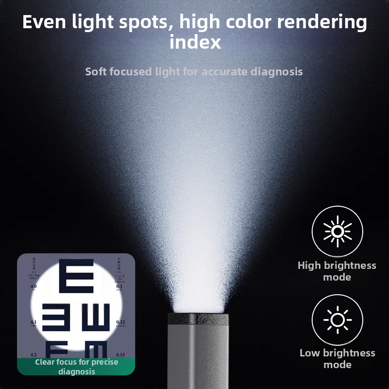 LED писалка-фенер с USB-C зареждане, ремонтна светлина за външна употреба, ABS корпус, 3W, 120lm, 400mAh