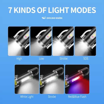 Φακός μπρελόκ – LED, επαναφορτιζόμενος, χειροκίνητη τροφοδοσία, πολυλειτουργικός, δυνατότητα εκτύπωσης λογότυπου